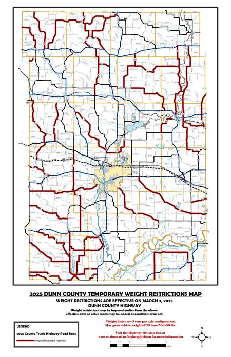 road restriction map