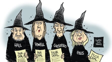 witch hunt cartoon