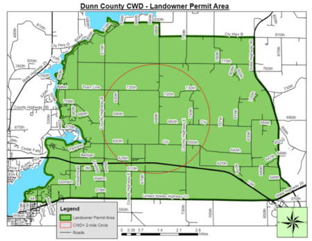 In 2019, a CWD-positive wild deer was discovered in Red Cedar Township, Dunn County. CWD surveillance permits are being provided to those within the surveillance area to aid the DNR's CWD research in the region. / Photo Credit: Wisconsin DNR