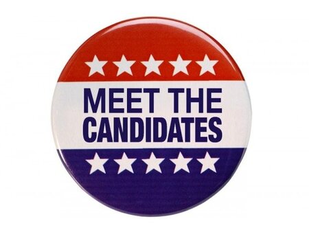 meet the candidates button