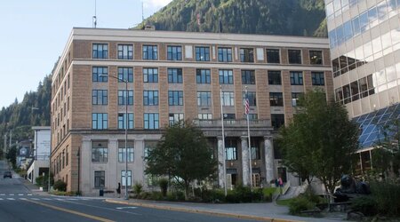 A photo of the Alaska State Capital in Juneau