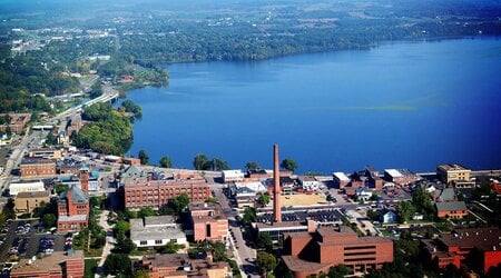 aerial view of stout