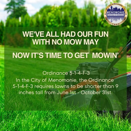 No Mow May graphic