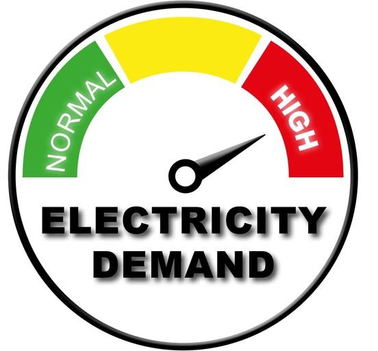 High Electricity Demand Graphic