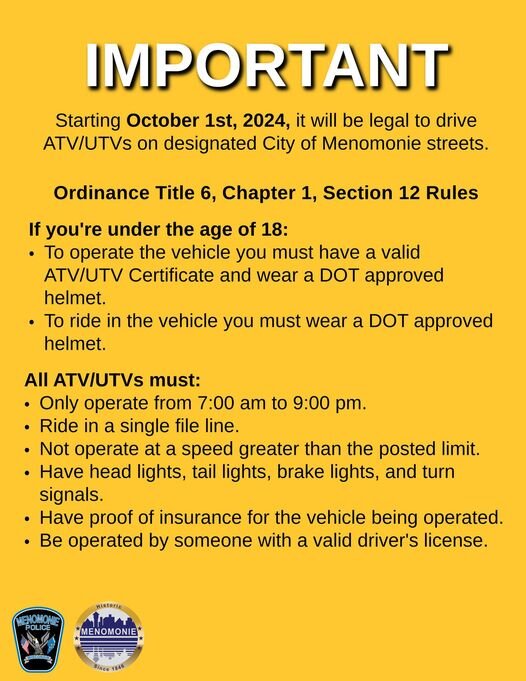 City ATV Notice