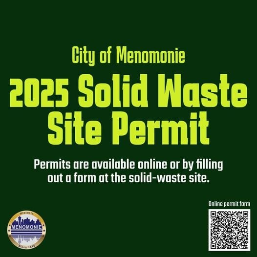 waste permit graphic with QR Code