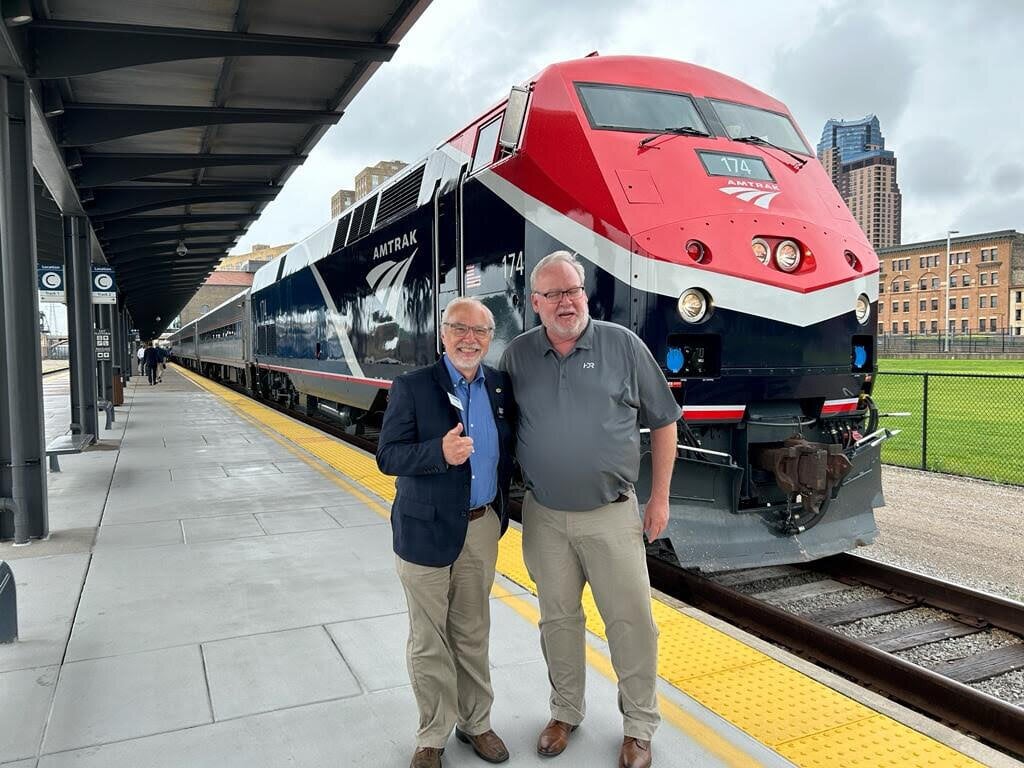 Coalition Chair Scott Rogers with HDR’s Rick Degman