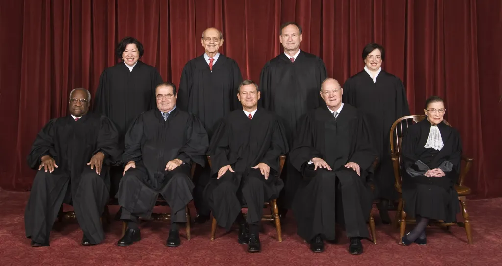 The U.S. Supreme Court that ruled on the 2014 McCutcheon v. FEC case. Photo courtesy of the U.S. Supreme Court.