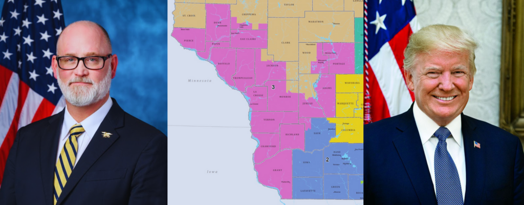 Derick VanOrden, district 3 map, Donald Trump