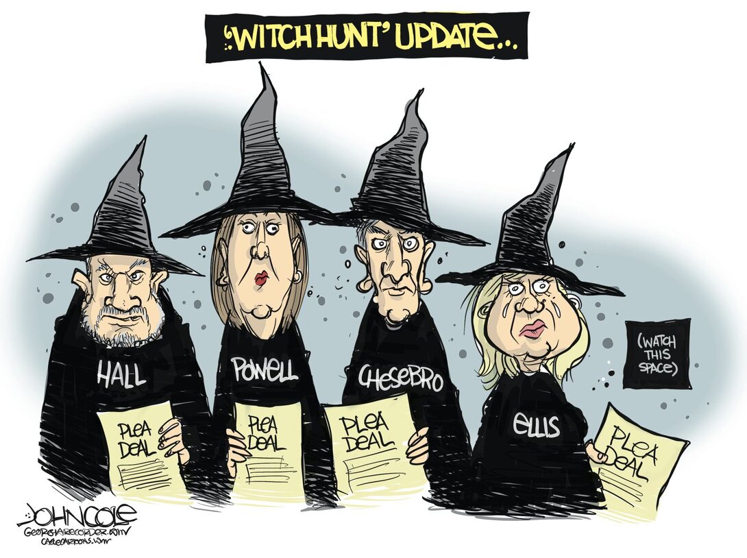 witch hunt cartoon