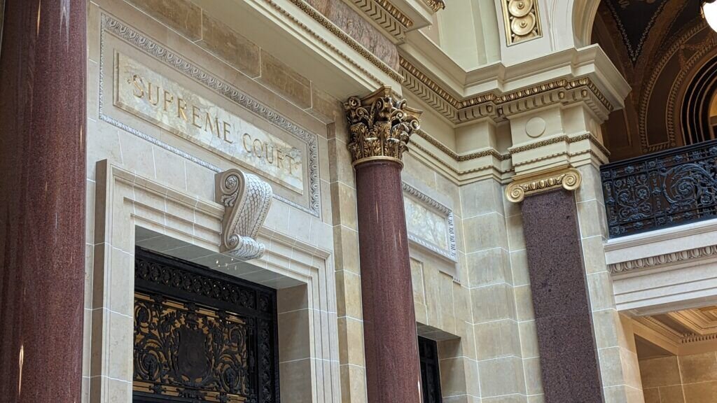 Wisconsin Supreme Court chambers. (Baylor Spears | Wisconsin Examiner