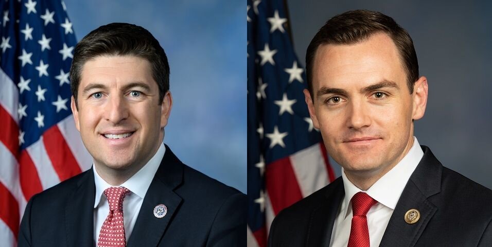 U.S. Rep. Bryan Steil (R-Janesville) and U.S. Rep. Mike Gallagher (R-Green Bay)