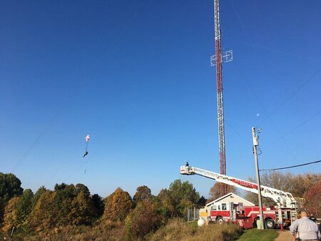 jumper caught in wires