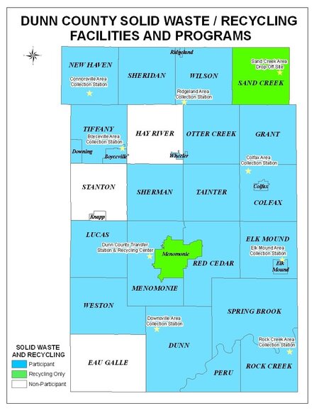 solid waste disposal map