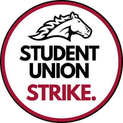 Menomonie Student Union Strike Logo