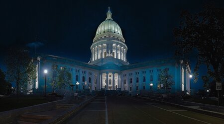 Madison Capitol at Night