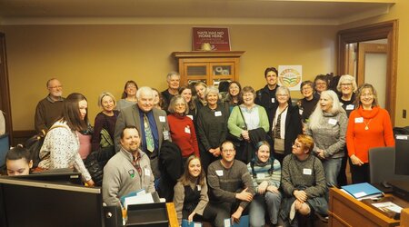 Lobbyists with Senator Jeff Smith