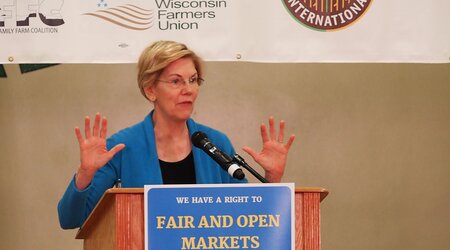 Elizabeth Warren at Farmers Rights Rally