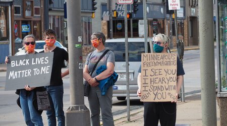 Menomonie  Protest