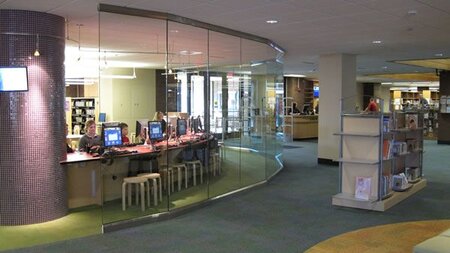 library interior