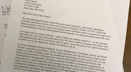 Wisconsin Leg letter to EC City Council