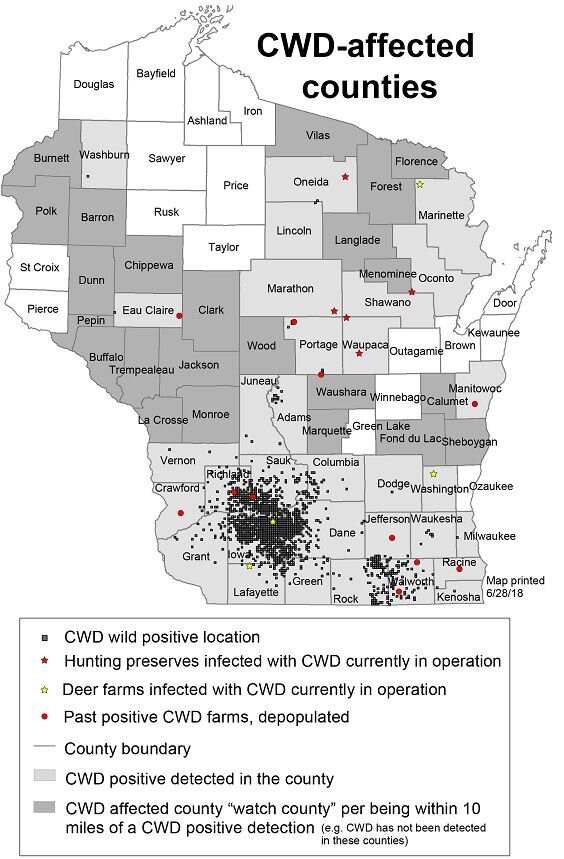 CWD Map