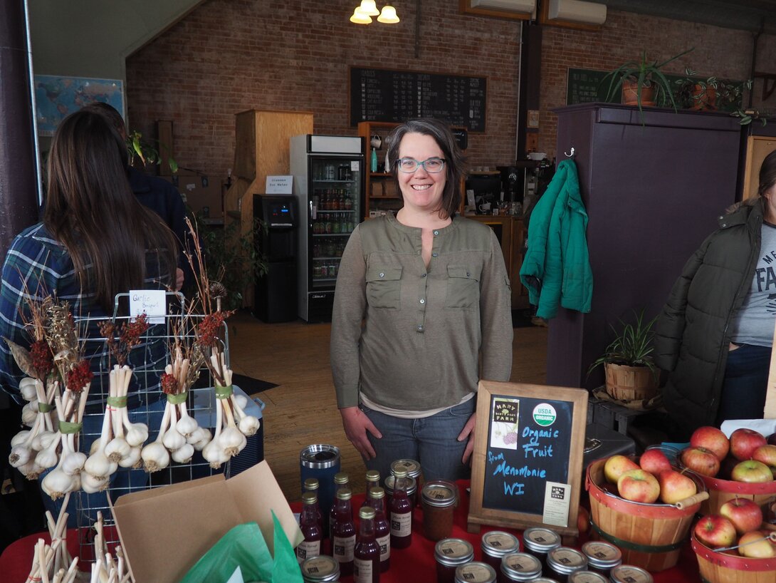 Rachel Henderson at Farmers Market